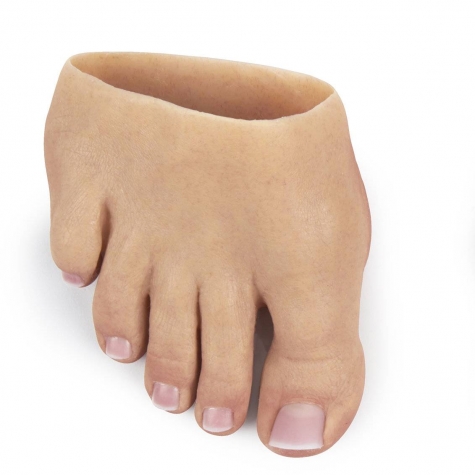 Prótese Parcial de pé em silicone  - amputação transmetatarsal